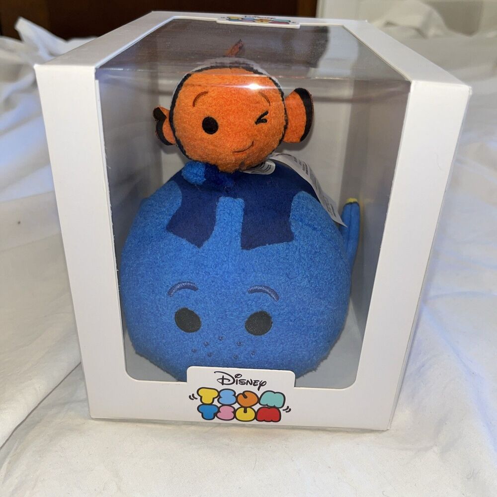Disney Tsum Tsum Finding Dory & Nemo Medium Plush Subscription Box June 2016 New